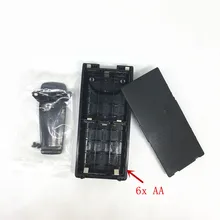 Батарея Дело box для Icom IC-V8 IC-V82 IC-F30GT IC-F40GT IC-F31GS IC-F3GS IC-F11 и т. д. Портативная рация 6 * AA с креплением для ремня