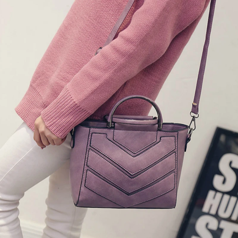 

1Pc Hand Bag HOT Messenger Bag Luxury Women PU Leather Handbags Black Casual Leather Clutches Ladies Party Shoulder School Bags