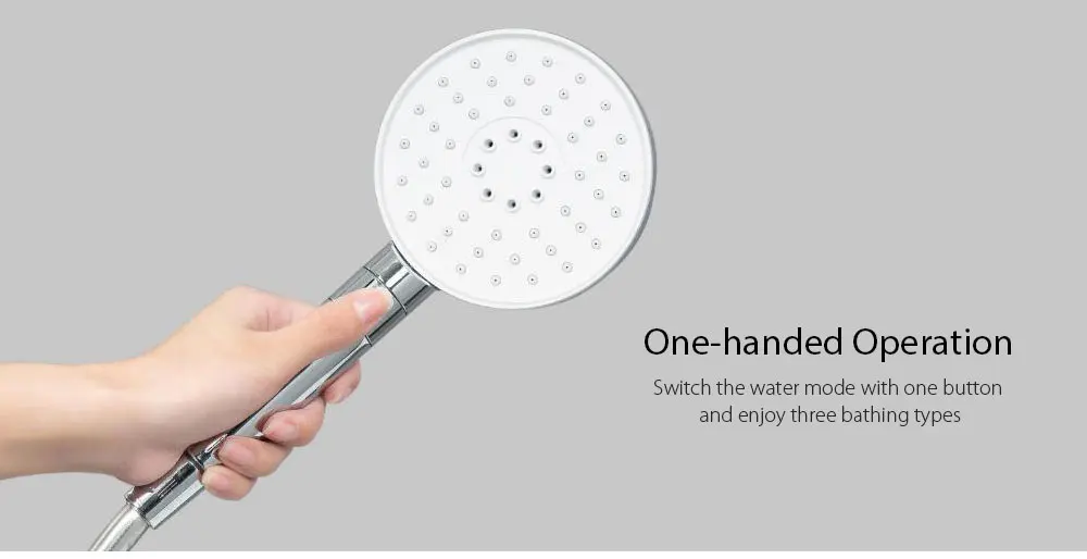 Diiib Dabai Shower Head Hose Set 3 Modes Adjustment 360 Degrees 120mm 53 Water Hole from Xiaomi Youpin