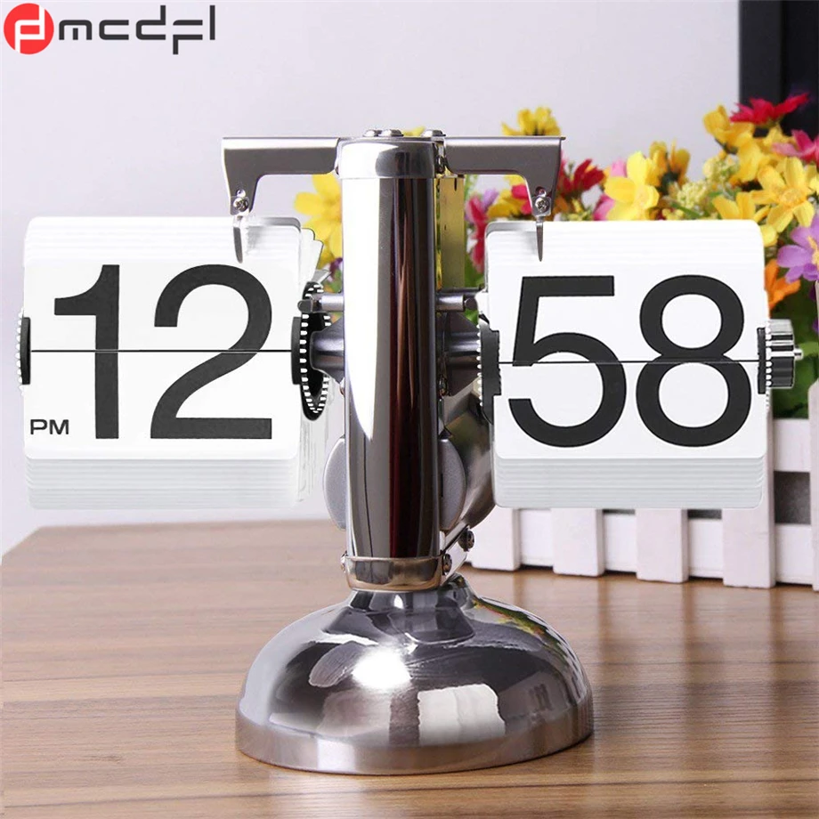 Buy Novelty Table Watch Clock Retro Vintage Auto Flip