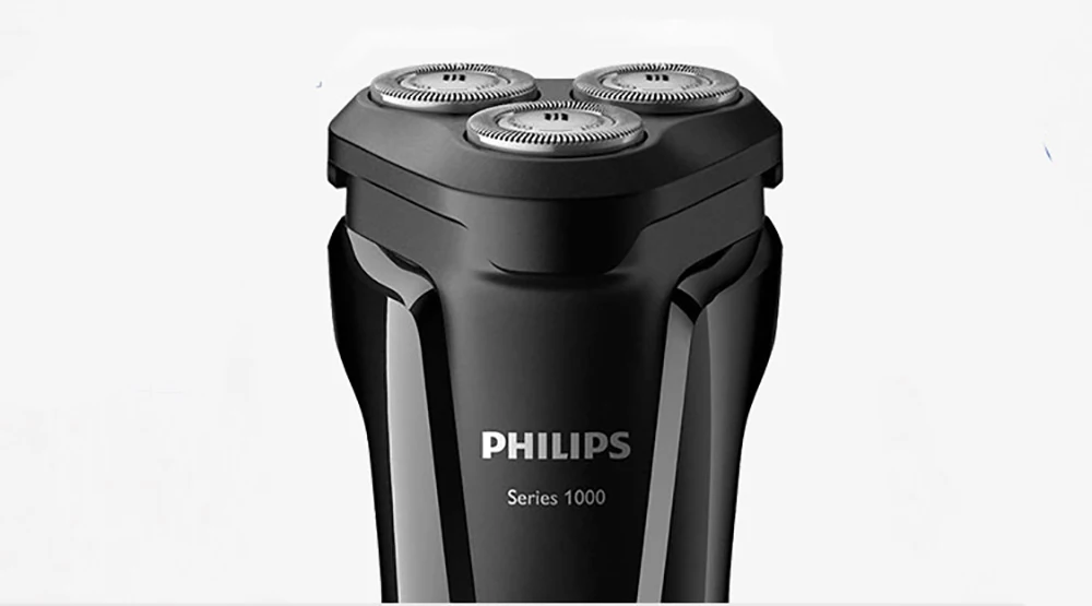 Philips перезаряжаемая электробритва для мужчин S1010 эргономичная ручка Влажная/сухая Бритва для ухода за лицом для отслеживания контура лица