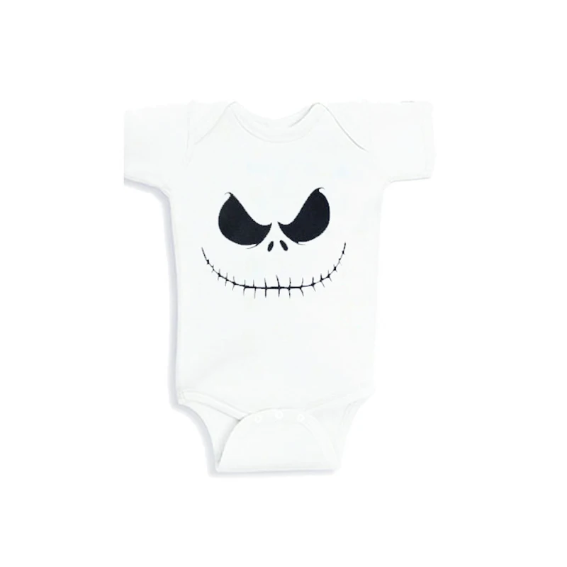 

Culbutomind Nightmare Before Christmas Baby Skellington Baby Outfit Funny Baby Boys Girls Clothing for 0-12Months Baby Shower Gi