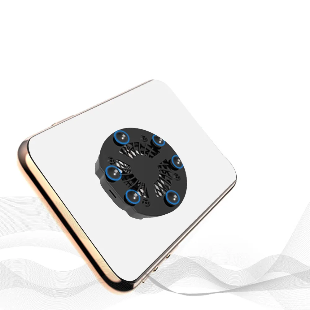 Игровой мобильный кулер для телефона держатель бесшумный геймпад шутер радиатор теплоотвод подставка портативная игра охлаждающий вентилятор коврик универсальный