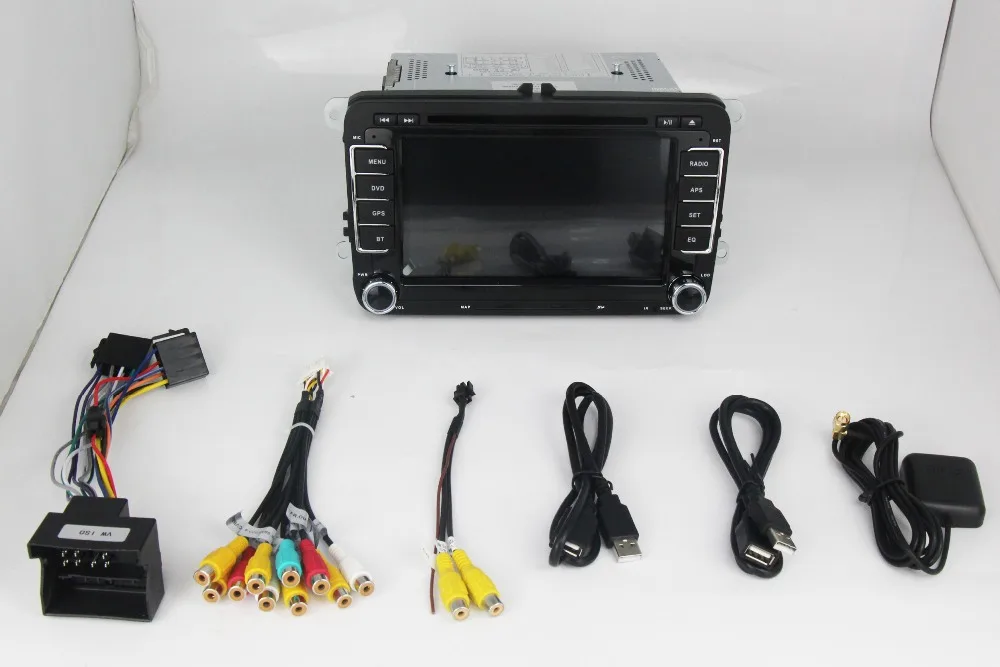 Четырехъядерный Android 8,1 " 2 din автомобильный DVD gps радио плеер для VW golf 5 6 touran passat B6 sharan jetta polo tiguan