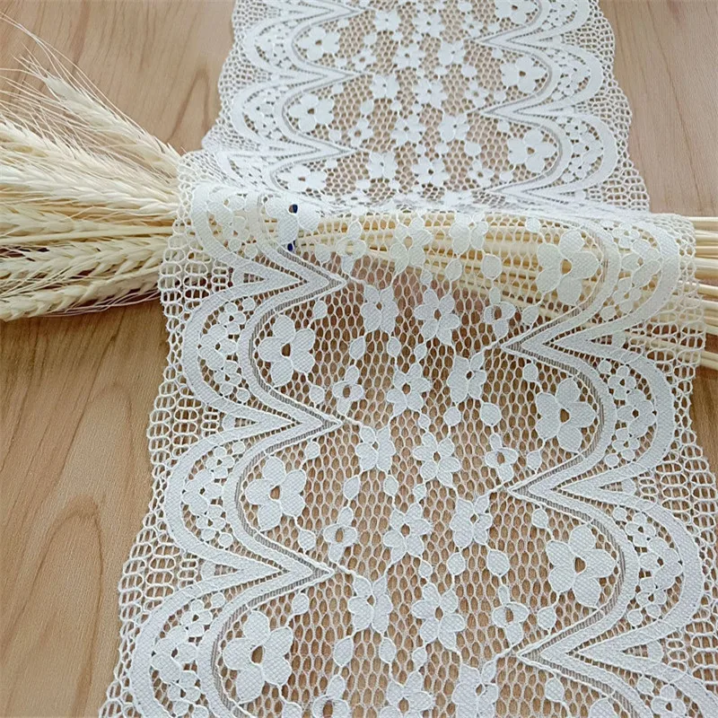 

Free shipping 1yard Width 18cm 5colors presser Elastic Lace Fabric DIY Garment Accessories,Wedding Lace,Lace Material