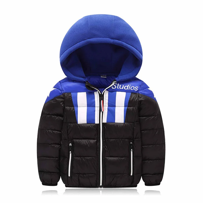 

Boys Winter Jacket 2018 New Hooded Kids Girls Winter Coat Long Sleeve WindProof Children Down Coat Outwear Warm 2-8 Years