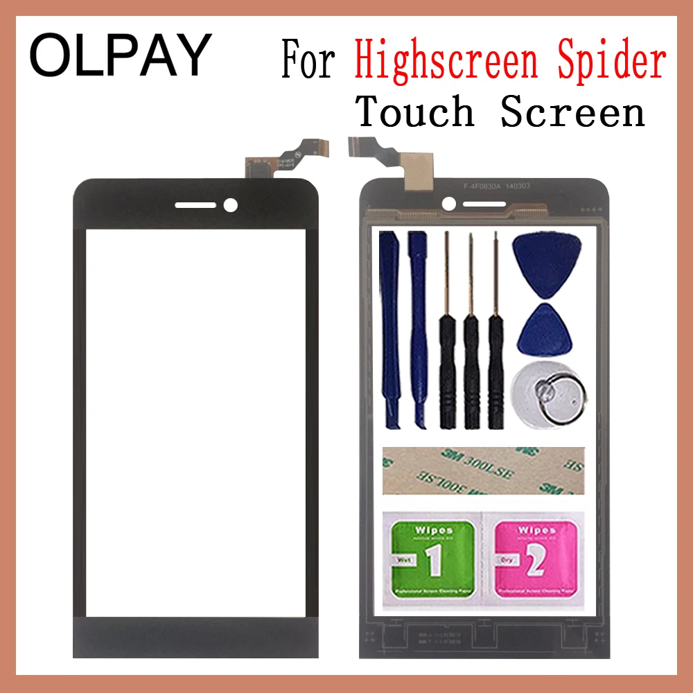 OLPYA 5 0 ''мобильный телефон сенсорный экран паук дигитайзер панель переднего
