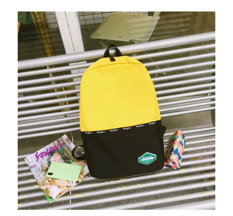 Menghuo Panelled Backpack Women School Backpack for Teenage Girl Fashion Men Travel Bag Unisex Rucksack Bolsas Mochila Sac A Dos_39-1_22