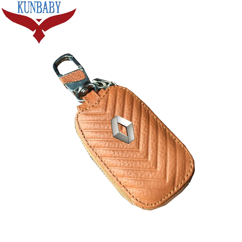 KUNBABY/Новое поступление, сумка из натуральной кожи, чехол для автомобильного ключа, кошельки, Модные Женские ключницы, держатели Carteira для Renault