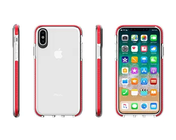 

Stand case Silicone Edge Color for Apple IPhone 7 Plus/8 Plus Red