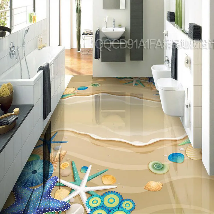 OLSR/® 3D Hermosa playa Adhesivo de suelo desmontable impermeable pegatina de pared Pegatinas Decorativas Adhesiva Pared Dormitorio Sal/ón Guarder/ía Habitaci/ón Beb/és Infantiles Ni/ños 03