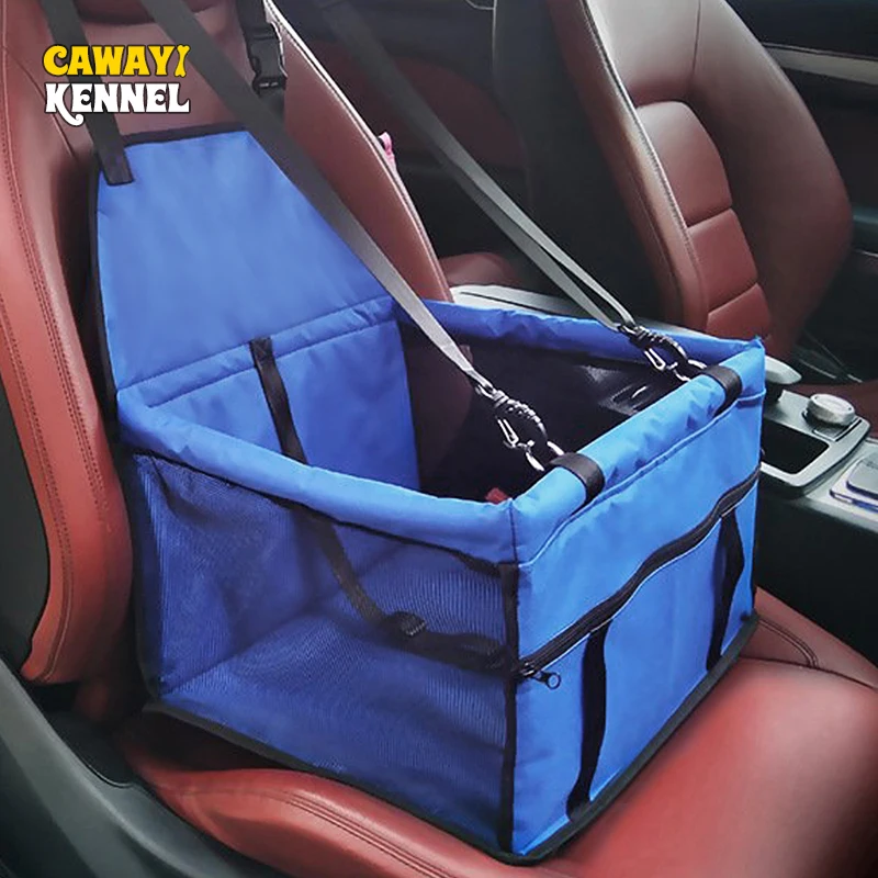 

CAWAYI KENNELWaterproof Printing Breathable Reinforcement Pet Car Seat Front Seat Protection Cat Dog Foldable Portable Transport