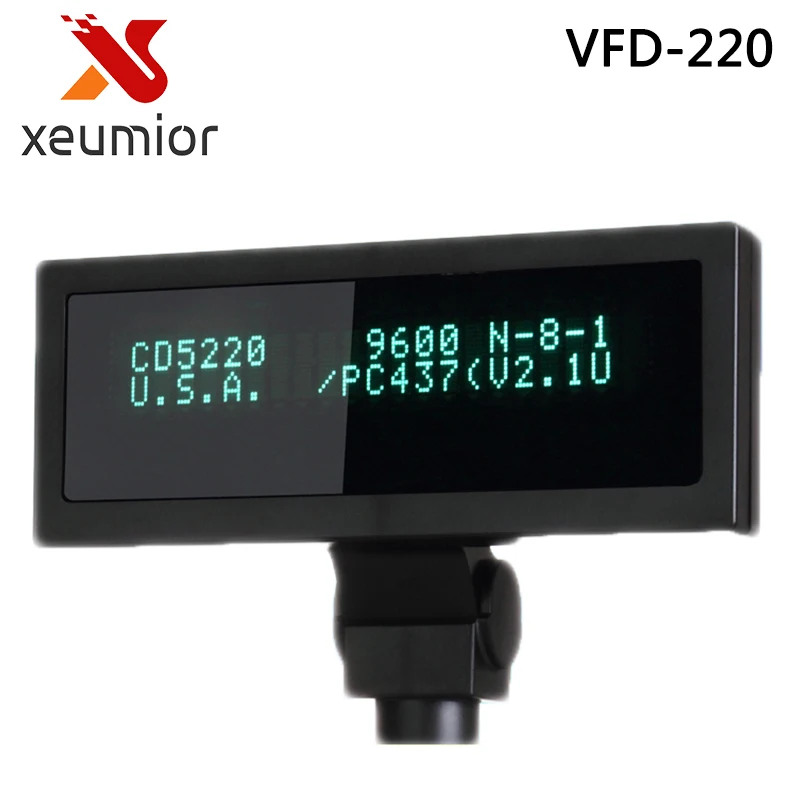 Xeumior SM VFD220 POS USB Port 8 Bit VFD дисплей для клиента поло кассового аппарата POS|usb cash
