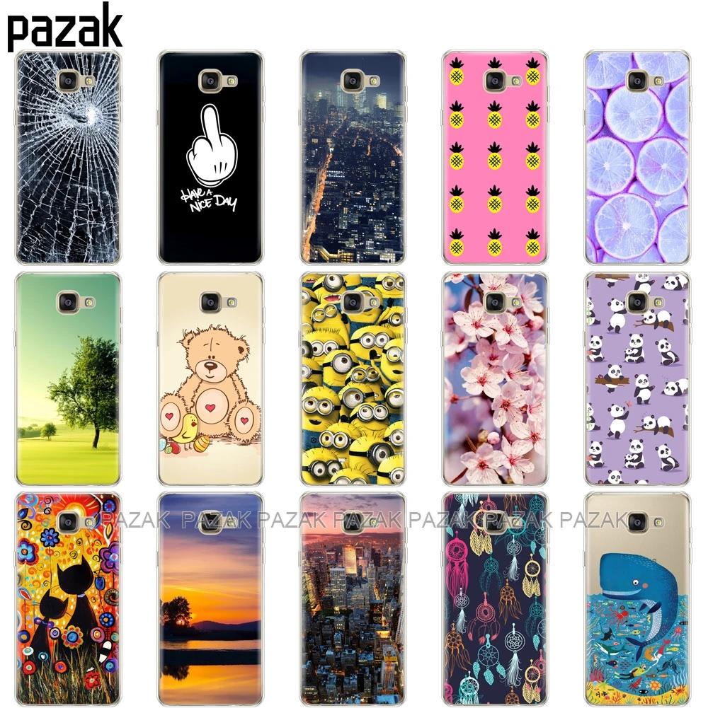 سيليكون الهاتف حقيبة لهاتف سامسونج غالاكسي A5 2016 حالة A510F A510 الهاتف الخلفي واقية ل كابا سامسونج A5 2016 حالات جديدة تصميم