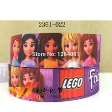 7/" 22 мм Цветочная лента для подарка лента бантики для волос DIY аксессуар логотип печатные Индивидуальные Ленты 2361-022