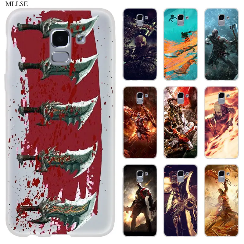Kratos God War чехол для Samsung J8 J4 J6 Plus 2018 J5 J3 J7 2017 EU 2016 Prime силиконовый телефона Fundas Capa Fashion |