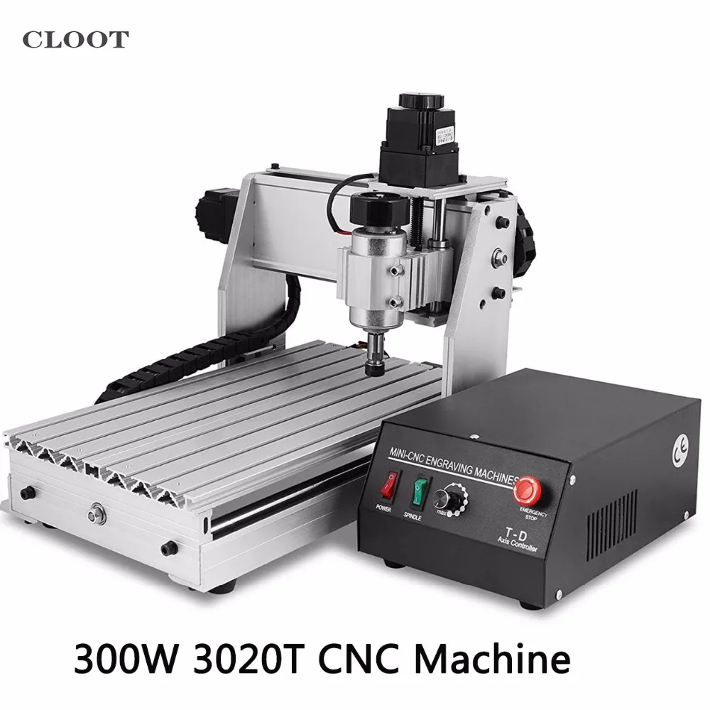 

300w CNC Router Mini Desktop 3020T Carving Machine 3 axis CNC Wood Carving CNC Milling Machine kit Upgrade 3020T milling machine