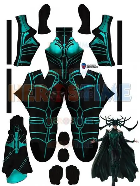 

Hela of Thor: Ragnarok Printing Spandex Cosplay Superhero Costume Custom Made Available