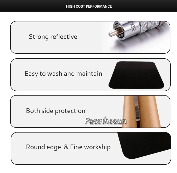 60cm acylic reflective board plate for photography 3