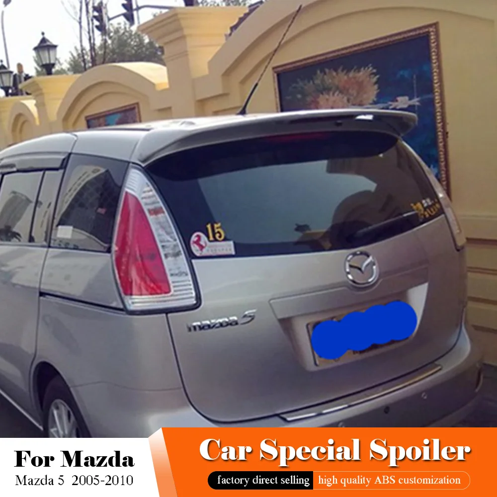 Спойлер для Mazda 5 2005-2010 высококачественный задний спойлер из АБС-пластика праймер