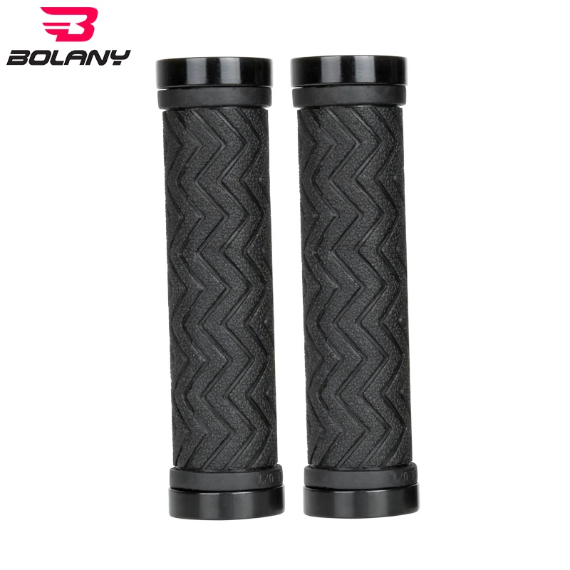 

Bolany Bicycle Grip 22.2*130MM TPR Double Lock Bar Ends Handlebars Aluminum Alloy Shock Absorption Non-slip Cycling Parts