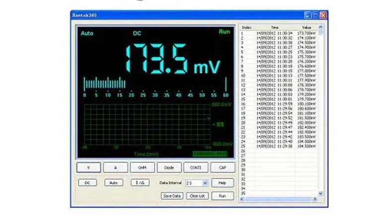Цифровой мультиметр на базе ПК USB Регистратор данных цифровой DMM Hantek 365 B