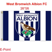 West Bromwich Albion FC decoration Flag A 3ft*5ft (150cm*90cm)