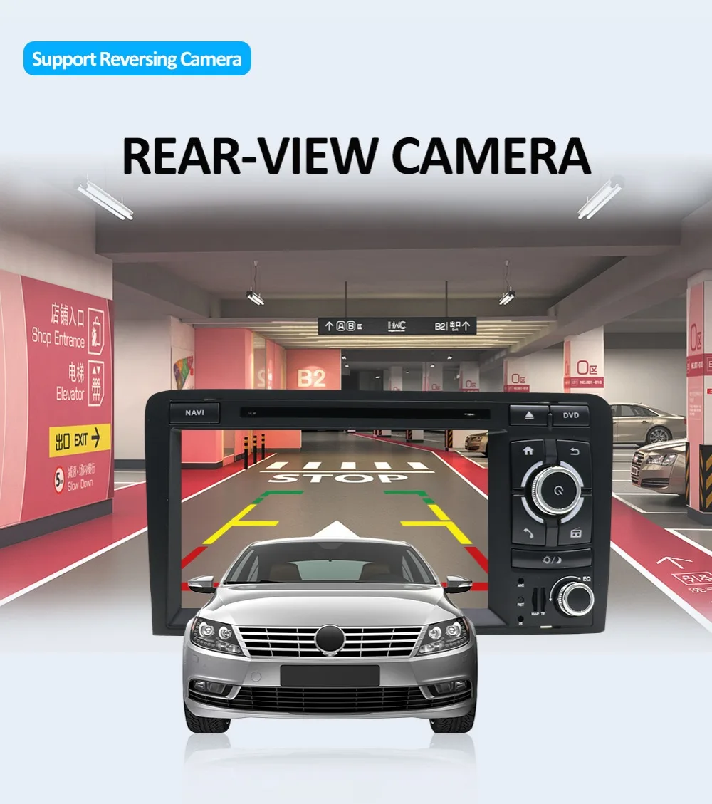 Flash Deal Bosion 7 inch HD 2 Din Android 9.0 Octa 8 Core Car Radio Stereo DVD Player Multimedia Navigation GPS For Audi A3 8P 2003-2011 BT 14