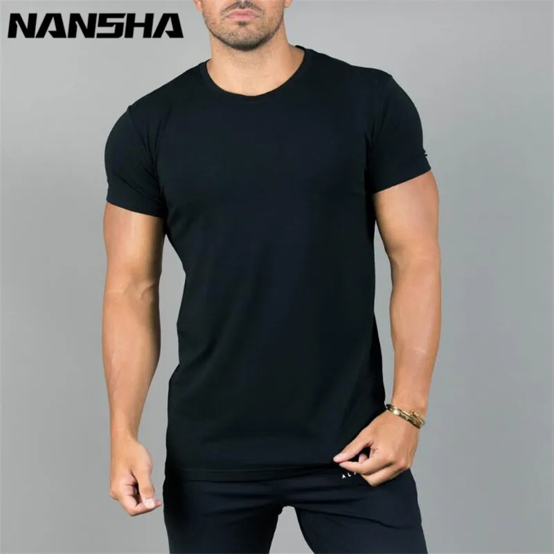 ALPHALETE Men Gyms Short Sleeve T shirt Fitness Bodybuilding Slim