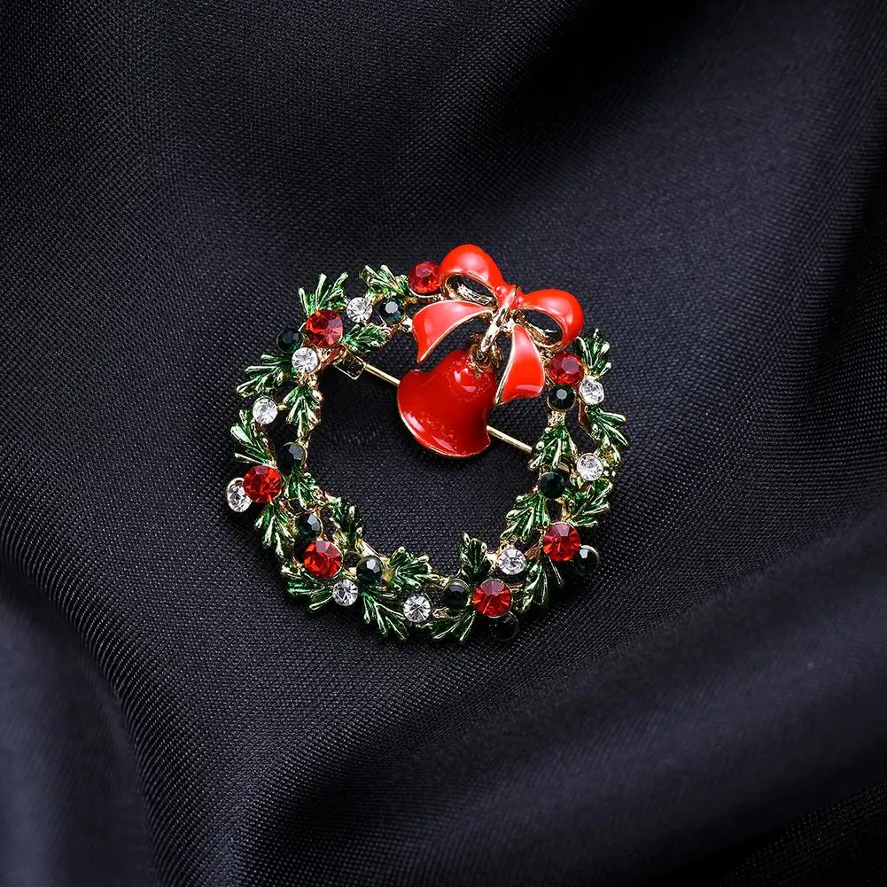 

1PC Women Garland Enamel Badge Shirt Bag Collar Brooch Pin Jewelry Christmas Gift
