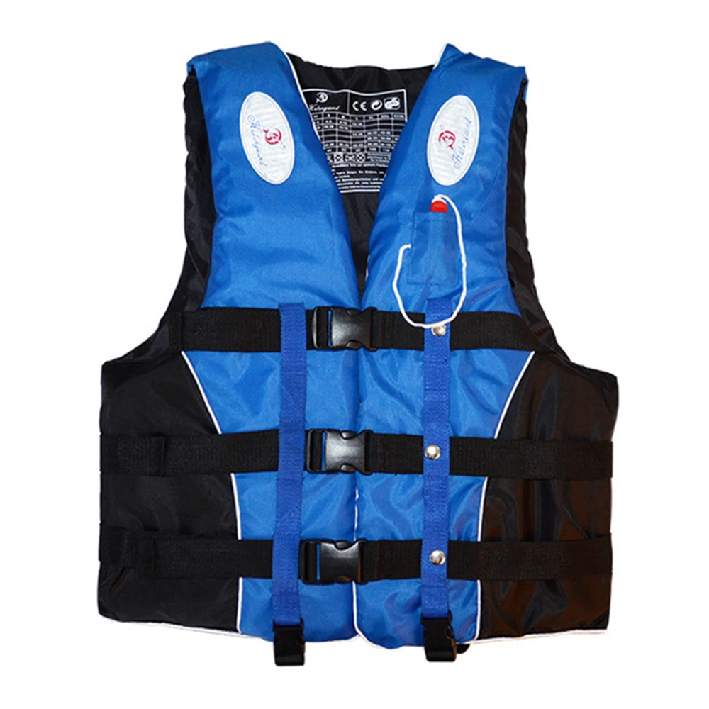 Водные виды спорта на открытом воздухе полиэстер взрослых детский спасательный жилет набор для выживания со свистком плавание на лодках