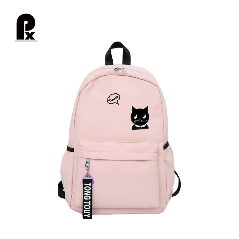 

Women Cartoon Backpack Female Cat Eating Fish Print SchoolBags for Girls Fashion Leisure Travel Shoulder Bag Bookbag Mochila