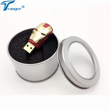 Trangee Ironman, USB флеш-накопитель, USB 2,0, 4 ГБ, 8 ГБ, 16 ГБ, 32 ГБ, USB флешка, металлический флеш-накопитель с подарочной коробкой