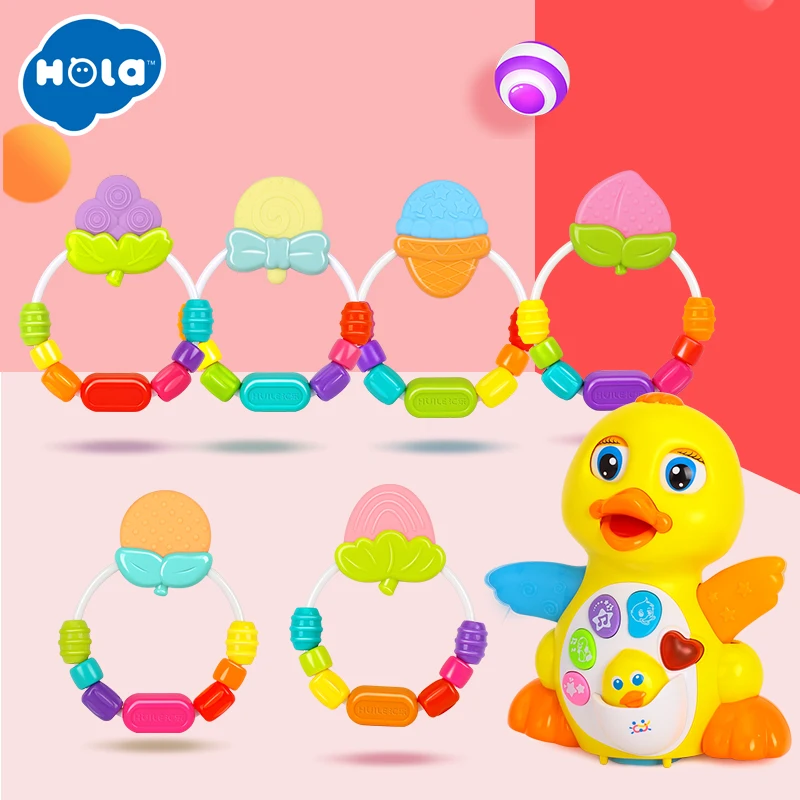 1pc Toddling Teethers  and 1 lucky duck