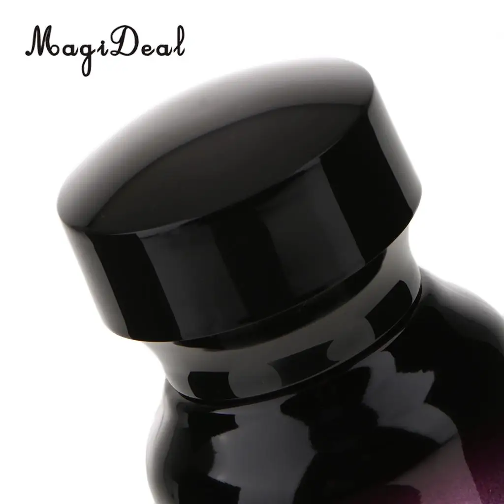 100ml Purple Glass Empty Reusable Bottle Jar Make Up Container Holder with Screw Lid for Face Treatment Lotion Essential Oil