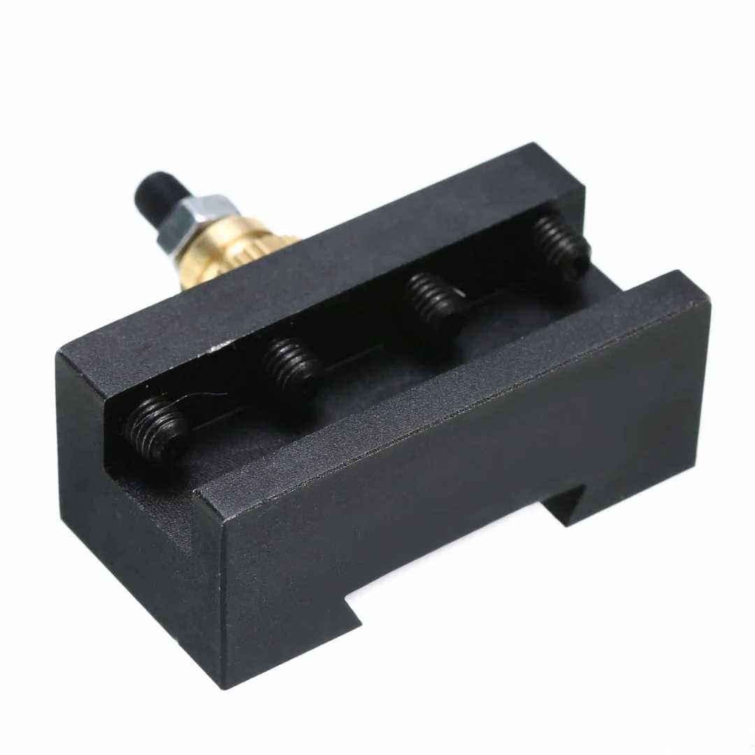 

Mayitr 1pc Turning Facing Holder 1/4"-1/2" Lathe Quick Change Post Tool Holder Fit For CCMT TCMT Milling Insert