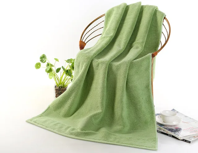 Роскошное египетское хлопковое банное полотенце для взрослых, быстросохнущее махровое полотенце 650 г 70*140 см, антибактериальное полотенце для ванной комнаты, для дома, отеля, полотенце s - Цвет: Зеленый