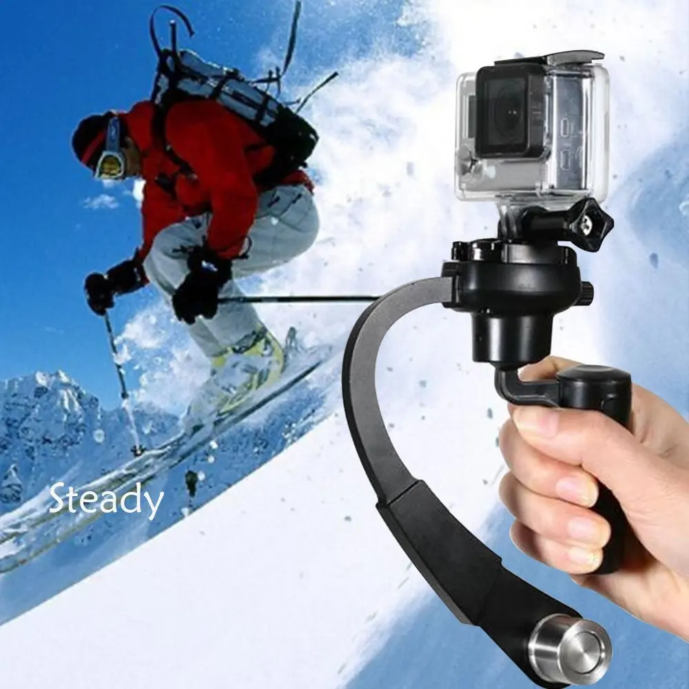 Jumpflash экшн Камера 3-осевой инерции Гироскопический Стабилизатор Мини ручной видео селфи-Палка с Поддержка для GoPro Камера s видеокамеры