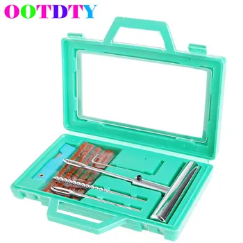 

Car Truck Wheel Tire Repair Steel Tool Kit Puncture Plug Patch Mending Tool Set