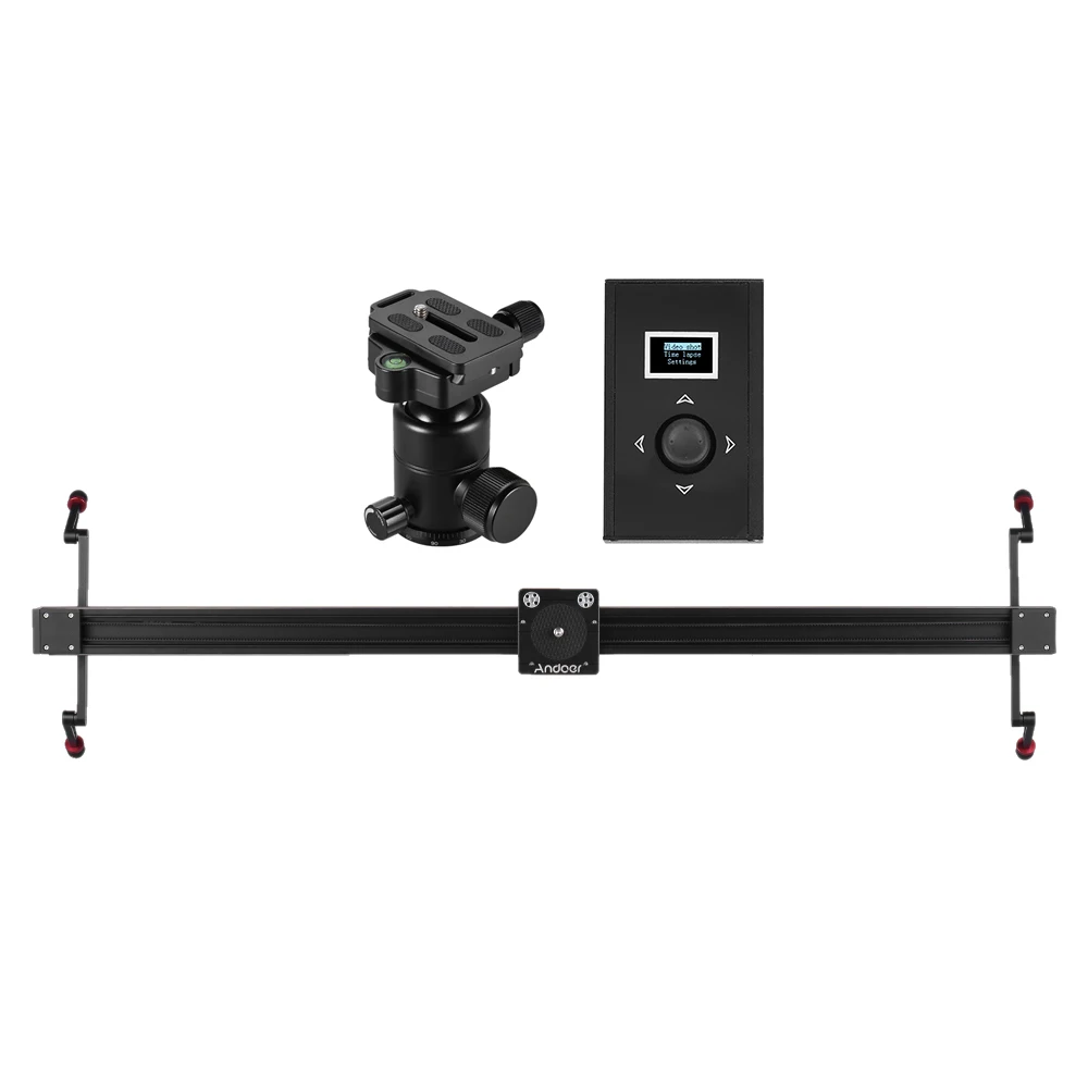 Andoer Electric DSLR Camera Slider Motorized Stabilizer With Ball Head