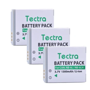 

Tectra 3pcs NB-6L NB 6L Camera battery for Canon Power-shot Camera SX520 HS SX530 SX600 SX610 SX700 SX710 IXUS 85 95 200 210 105