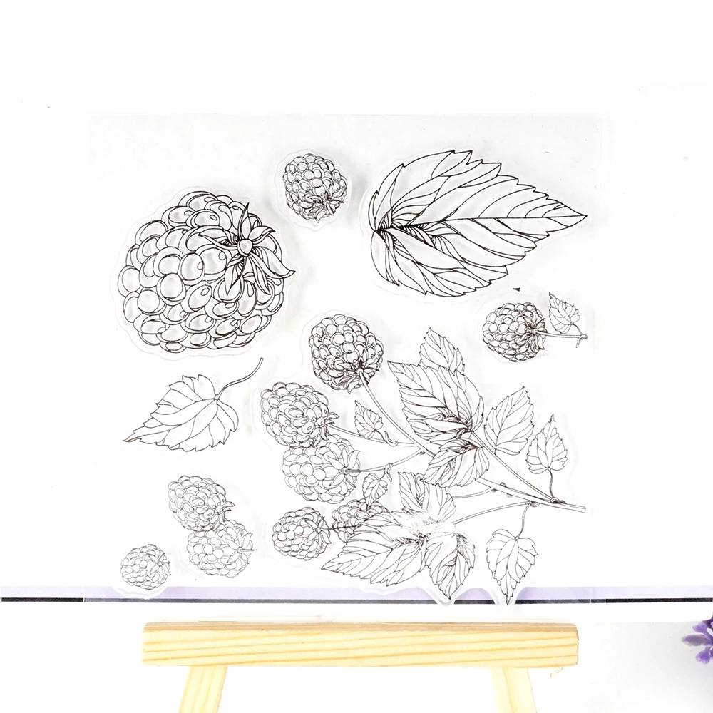 

DECORA 1PCS Fruit Nut Silicone Transparent Clear Stamp for DIY Scrapbooking Painting