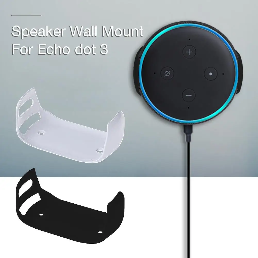 

New Wall Mount Third Generation Intelligent Audio Bracket Outlet Mount Hanger Holder For Amazon Echo Dot 3