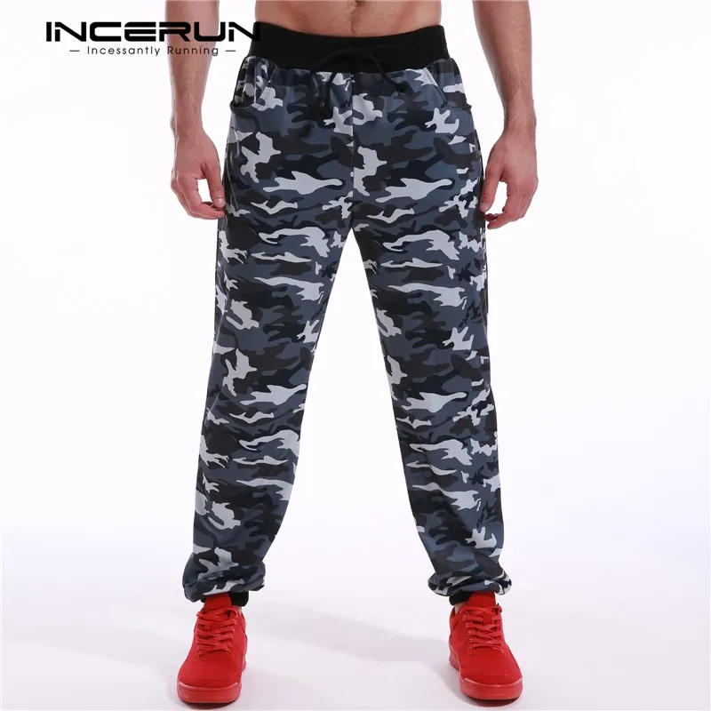 INCERUN Men Long Sportswear Casual Comfortable Camouflage