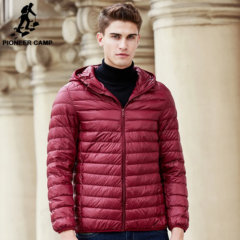 Pioneer Camp New light thin hoodie men down jacket brand clothing top