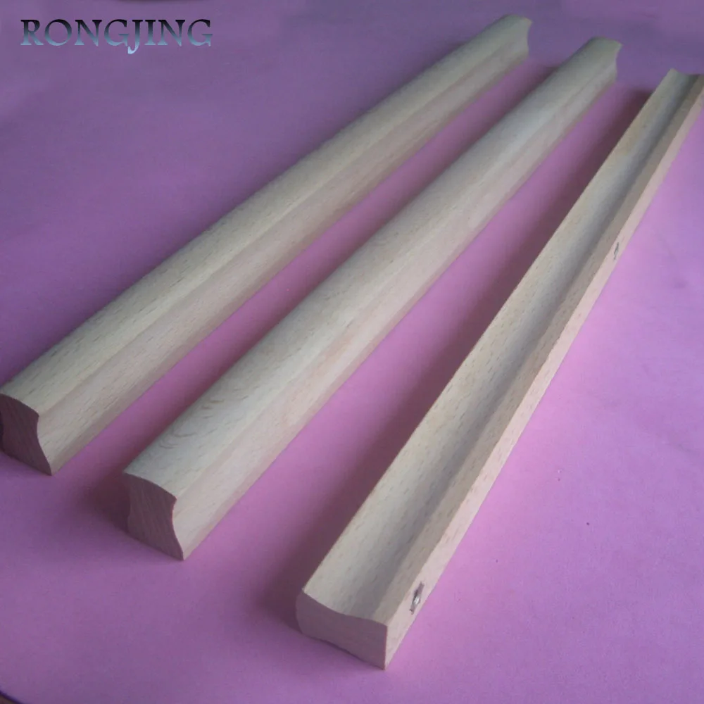 

2xSquare Wooden Kitchen Cabinet Drawer Handles Cupboard Wardrobe Straight Handles Closet Cabinet Bars Furniture Solid Wood Pulls