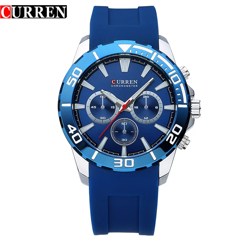 Prix pour CURREN Mode Montres Hommes Analogique Militaire Silicone Sport Montre Quartz Homme Montres Relogio Masculino 8185 Prix pour CURREN Mode Montres Hommes Analogique Militaire Silicone Sport Montre Quartz Homme Montres Relogio Masculino 8185