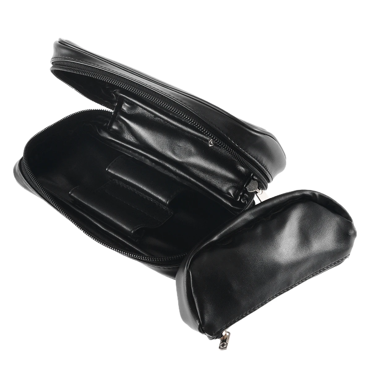 New Portable Leather Tobacco Smoking Tools Accessories Pipe Case/Bag Holds 2 Pipes + Tobacco Pouch 185*100mm