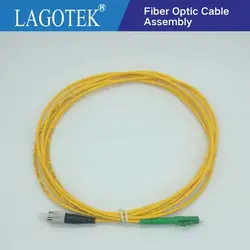 10 шт./пакет LC APC-FC UPC 3 м симплексный режим волоконно-оптический кабель для коммутационных шнуров 2,0 мм или 3,0 мм FTTH Оптическое волокно гибкий