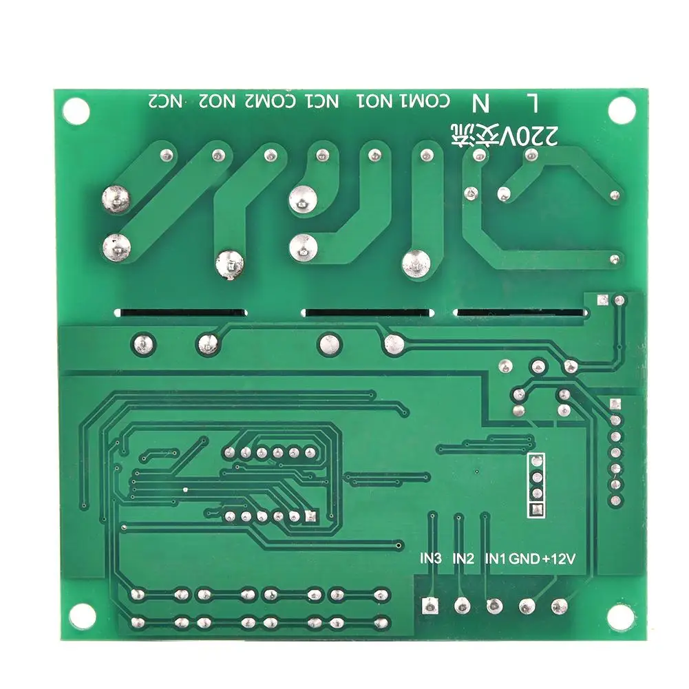220 V мотор вперед/обратная плата управления два реле время задержки цикл модуль Горячий